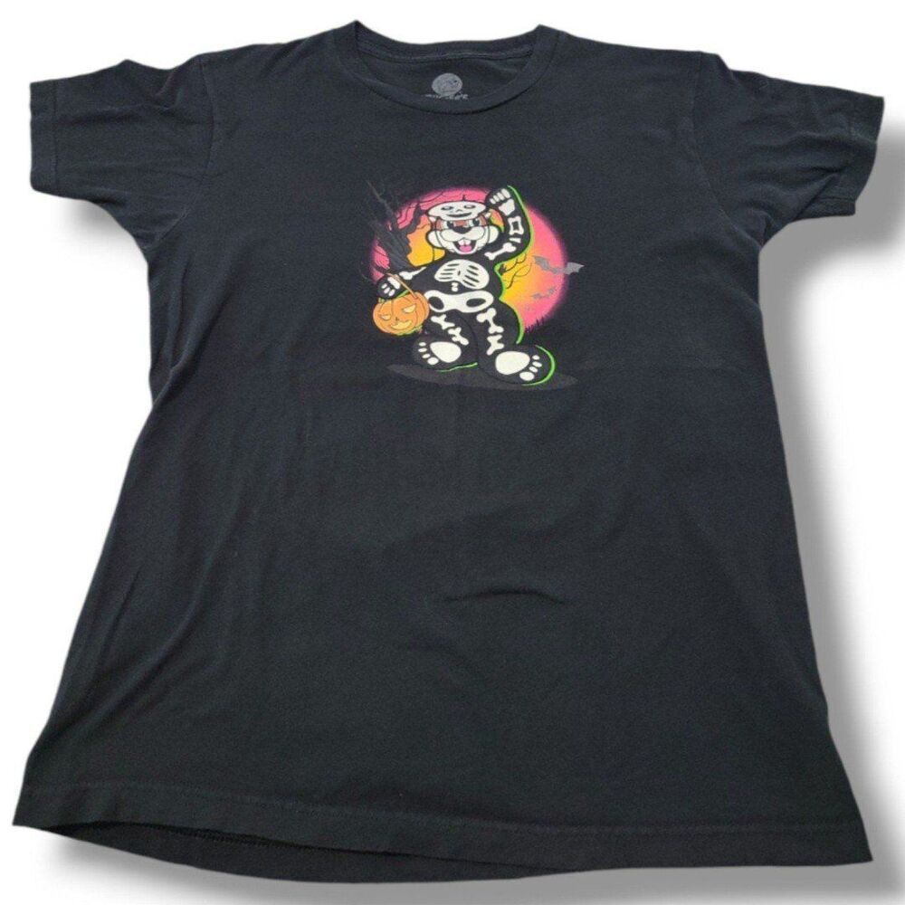 Buc-ee's Shirt Size Medium Halloween Tee Bucee's Glow In Dark Graphic Print Tee